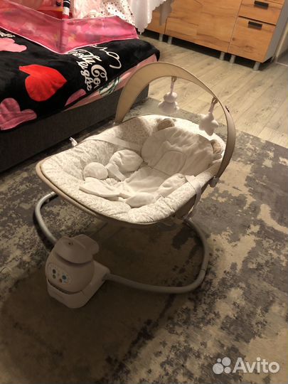 Детская качеля шезлонг электрическая