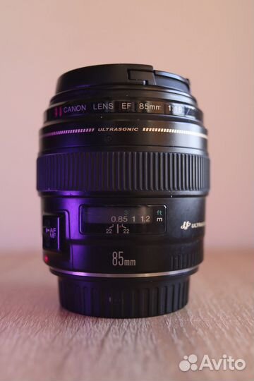 Объектив canon ultrasonic 85мм