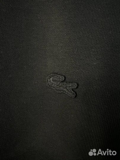 Свитшот Lacoste черный мужской люкс