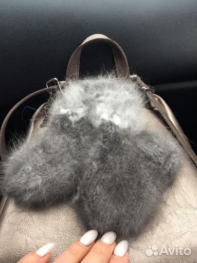 Пуховые носочки для малыша