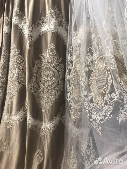 Тюль новый бархат 2,30м