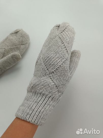 Женский Снуд и варежки