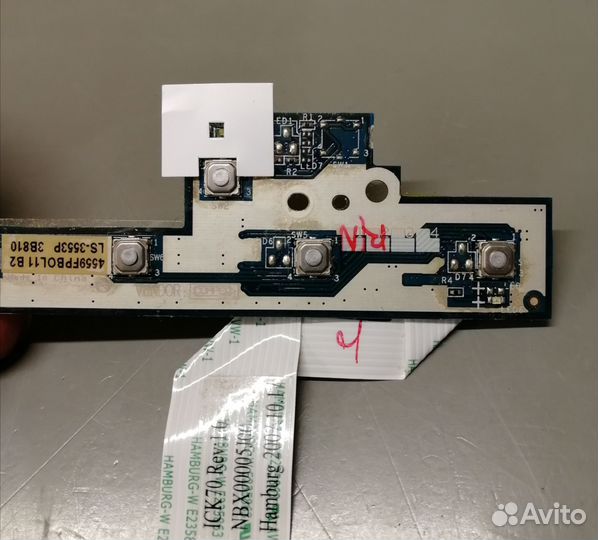 Платка с кнопкой включения для Acer Aspire 7720G