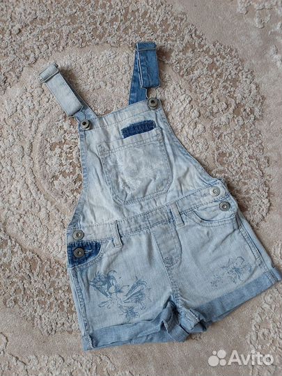 Джинсовый комбинезон для девочки