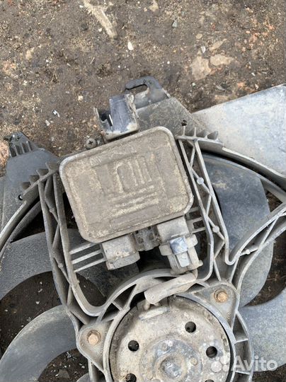 Вентилятор радиатора Мондео 3 в сборе