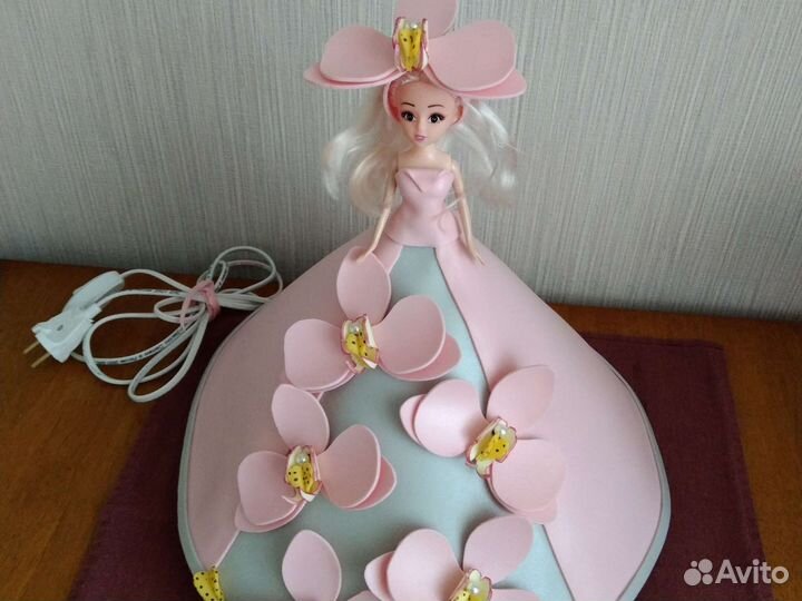 Кукла-светильник из изолона