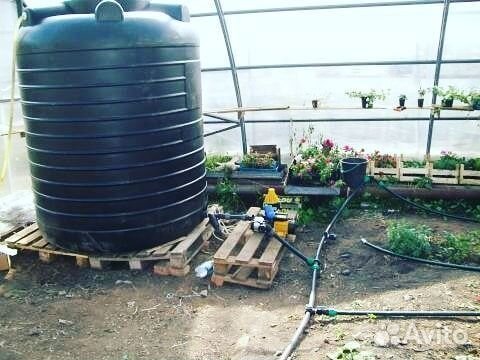 Бочка пластиковая 3000 л для воды полив