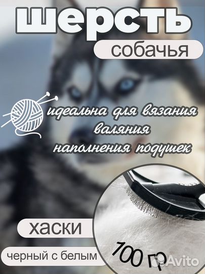 Собачья шерсть продажа