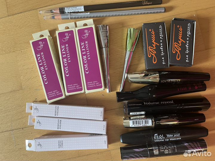 Тушь для ресниц, подводка