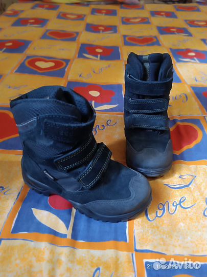 Ботинки ecco для мальчика 28