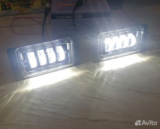 Противотуманки - птф LED ваз 2114 2110 2115 металл