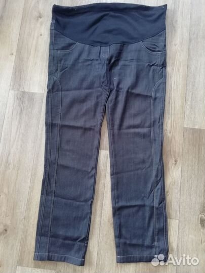 Джинсы для беременных, теплые 46