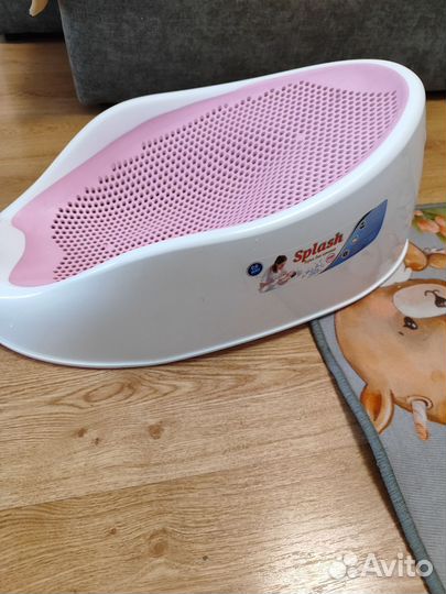 Детская ванночка для купания, горка, шезлонг