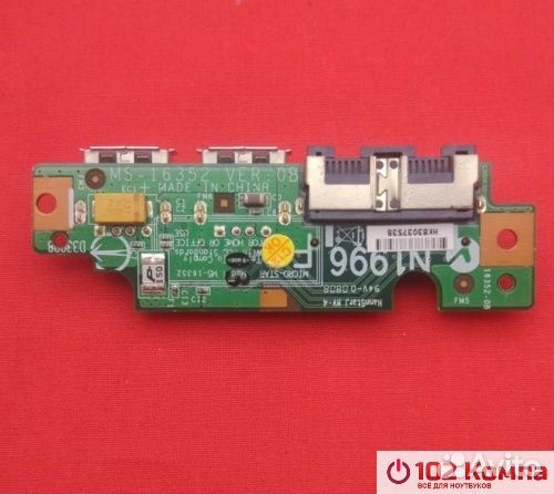 Плата USB/LAN для ноутбука MSI VR610, EX600 (MS-16