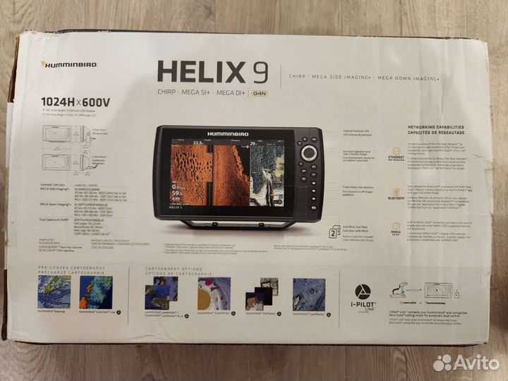 Humminbird Helix 9 Chirp Mega SI+GPS G4N без датчи