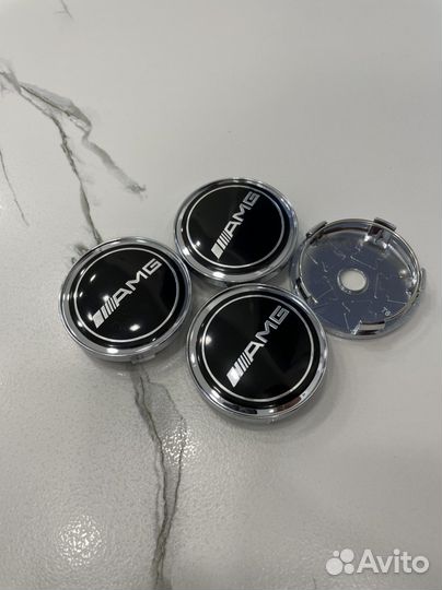 Колпачки на диски Mercedes AMG 60 мм