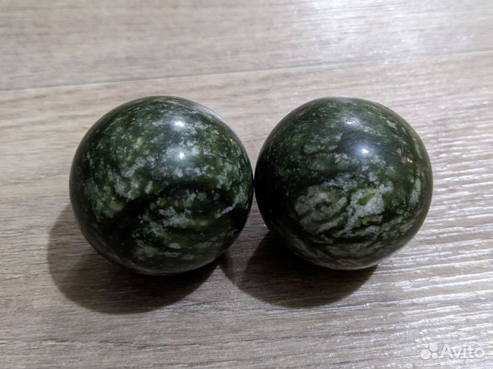 Шары здоровья. Нефрит. 45 мм