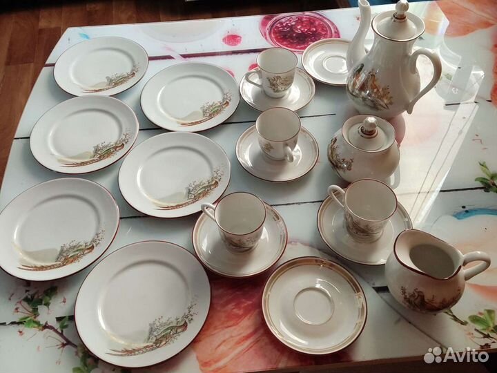 Чайно кофейный сервиз СССР