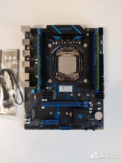 Huananzhi x99 qd4, xeon 2666v3, 16гб DDR4