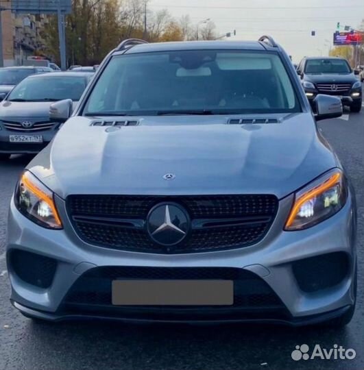 Бампер передний Mercedes Gle-class Amg-пакет W166