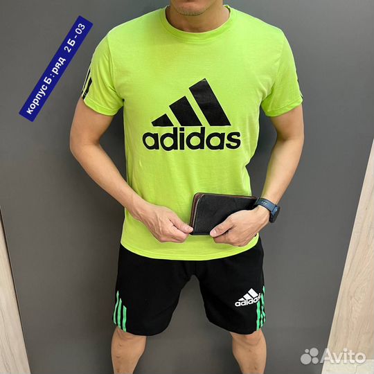 Шорты и футболка adidas мужские