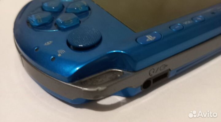 Sony PSP корпус синий,лицевая часть, кнопки