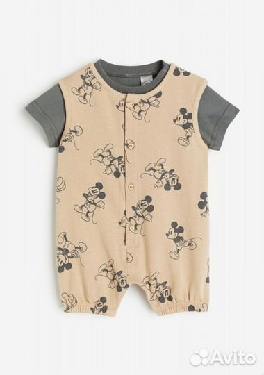 Боди/песочник hm/disney