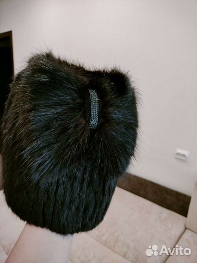 Шапка норковая женская