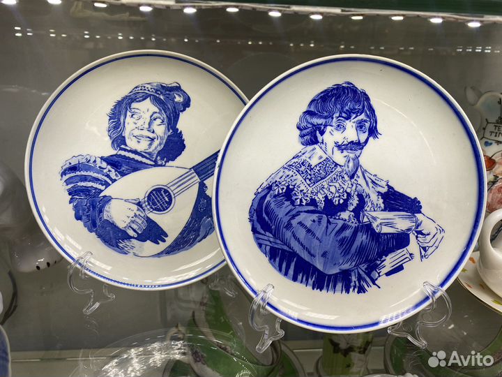 Тарелки настенные Голландия Delfts Blauw