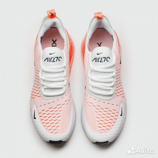 Кроссовки Nike Air Max 270 Orange White Wmns