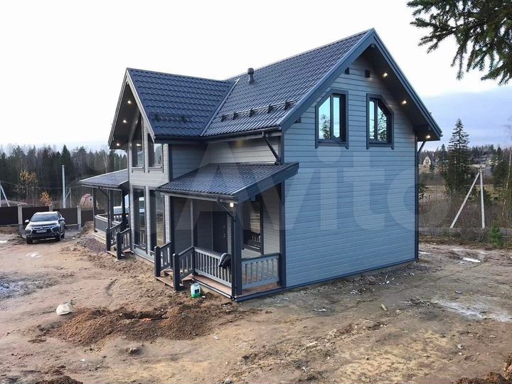 Коттедж 120 м² на участке 6 сот.