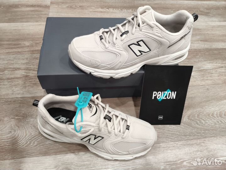 Кроссовки new balance 530 бежевые 42