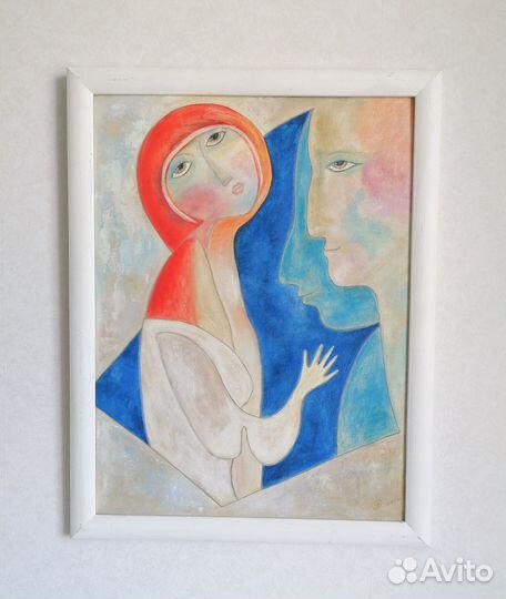 Картина маслом на холсте в раме