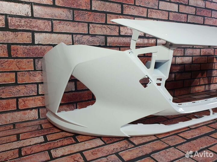 Бампер передний Hyundai Solaris 2 2020 Белый