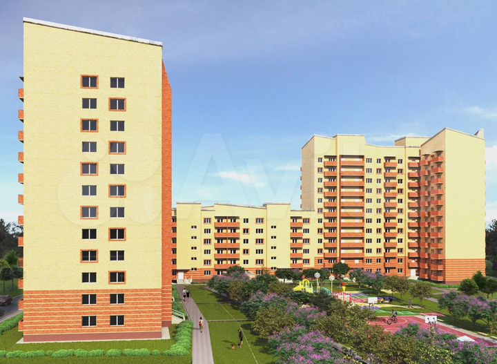 1-к. квартира, 52,2 м², 1/10 эт.