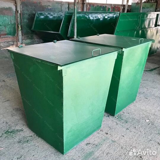 Мусорный бак 8м3, 1.1м3, 0.75 м3 H11647