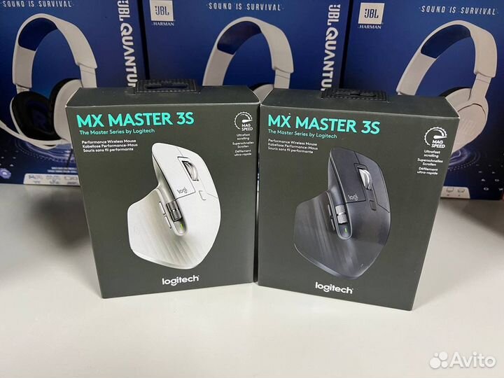 Logitech MX Master 3S Graphite / Pale Grey Мышь