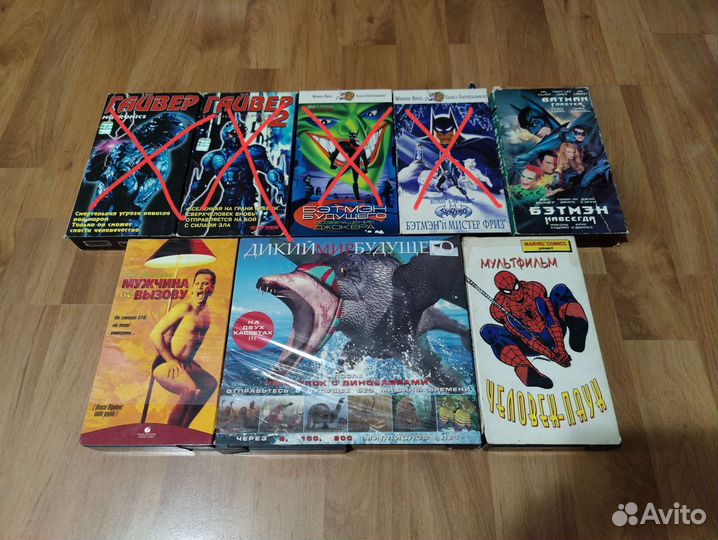 VHS видеокассеты,коллекция фильмов лицензия