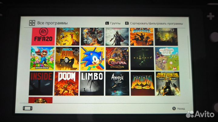 Nintendo switch lite с играми