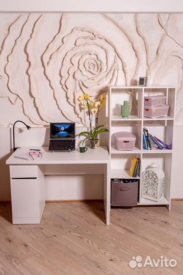 Компьютерный стол белый новый