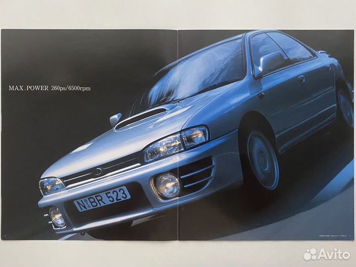 Дилерский каталог Subaru Impreza 1994 Япония