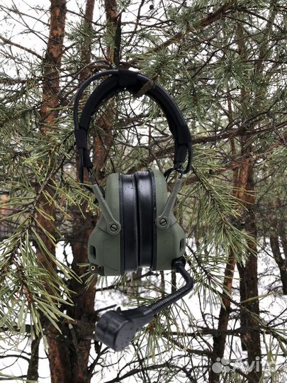 Активные военные наушники FMA AMP