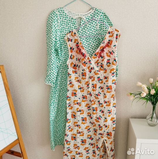 Ночнушка СССР фланель 54 новая