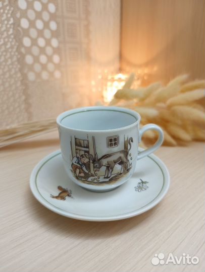 Чайная пара детская ГДР Кольдиц