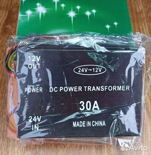 Преобразователь с 24 на 12 вольт