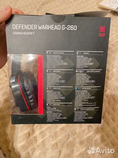 Наушники defender warhead G-260