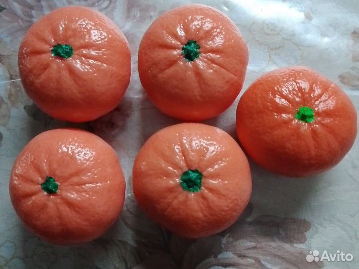 Мыло мандарины с арома мандарина