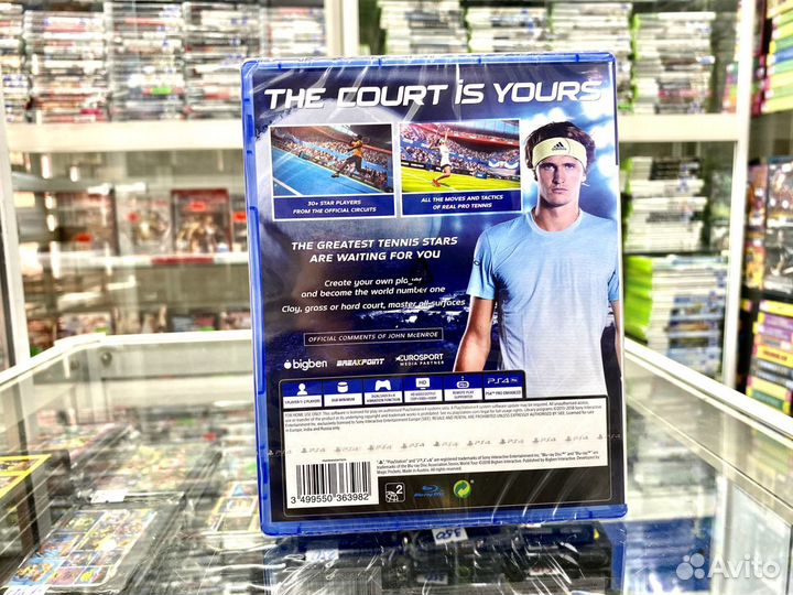 Tennis World Tour игра на ps 4
