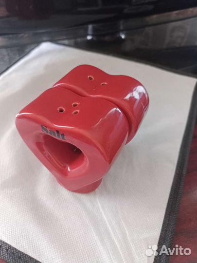 Керамическая ваза для фондю/солонка-перечница