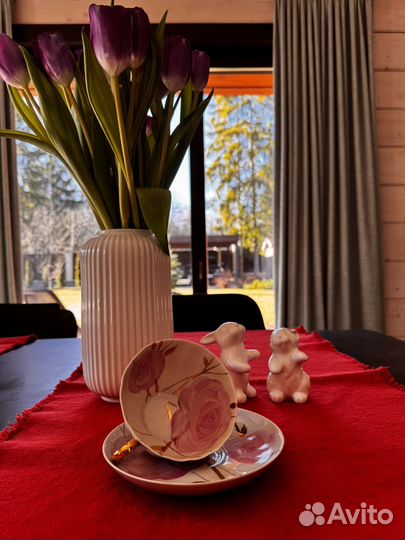 Чайная пара из сервиза Весенний, Дулево